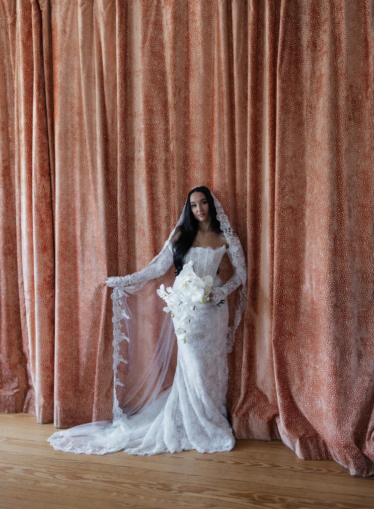 Editorial wedding inspiration shoot at The Wishwell House near Austin, TX.